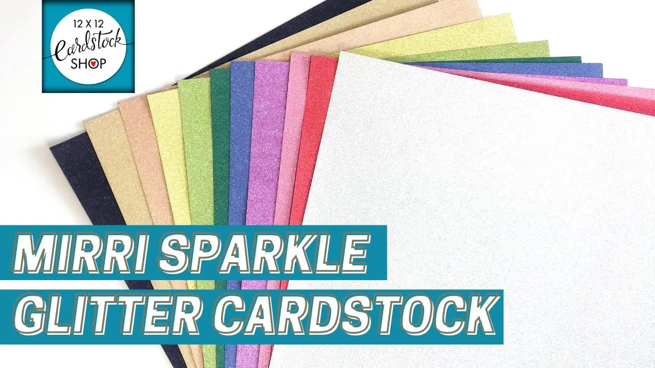 SILVER Mirri Sparkle 'No Mess' Glitter Paper – The 12x12 Cardstock Shop