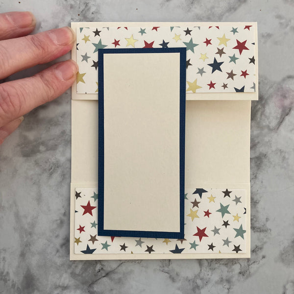 how to make a floating flap card