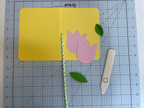 easy mother's day tulip card