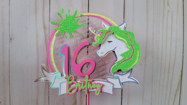 Neon Light Up Cake Topper – The 12x12 Cardstock Shop