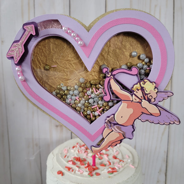 interactive cake topper idea