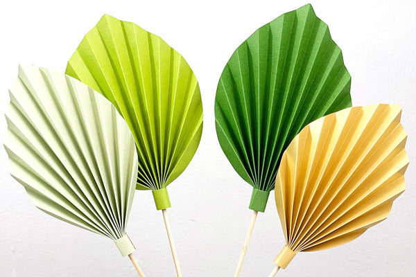 how to make a paper palm leaf
