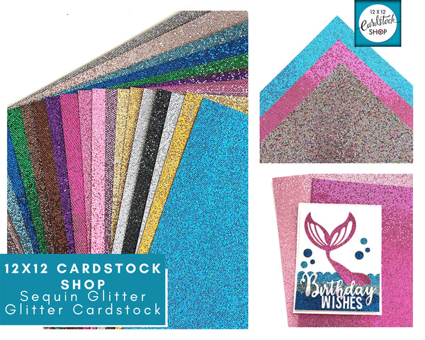 Single Sheet Glitter CardStock – The Craftprint Shop