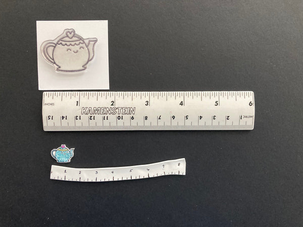 create a shrink plastic ruler to determine the size of shrunken images