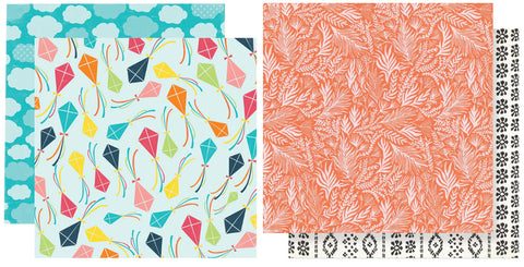 Spring patterned papers