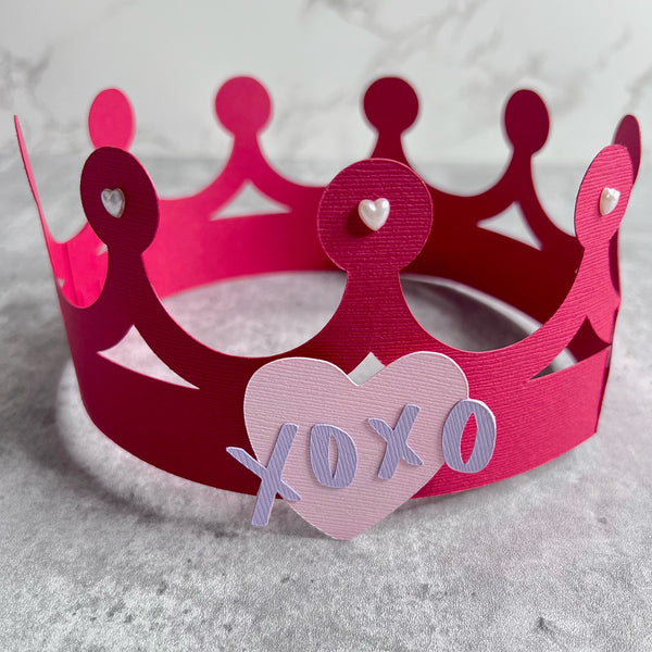 Valentine Craft for Kids Paper Crown