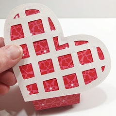making a valentine candy box