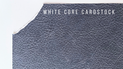 what is white core cardstock graphic