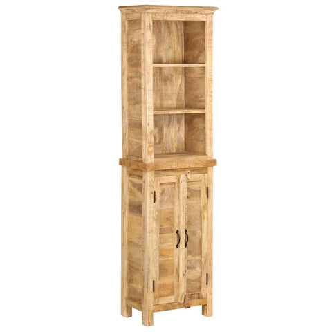 Bookshelf 50x30x180 Cm Solid Mango Wood Afterpay Zip Laybuy