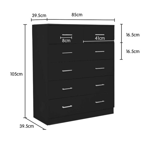 Tallboy Dresser 6 Chest Of Drawers Cabine Afterpay Zippay