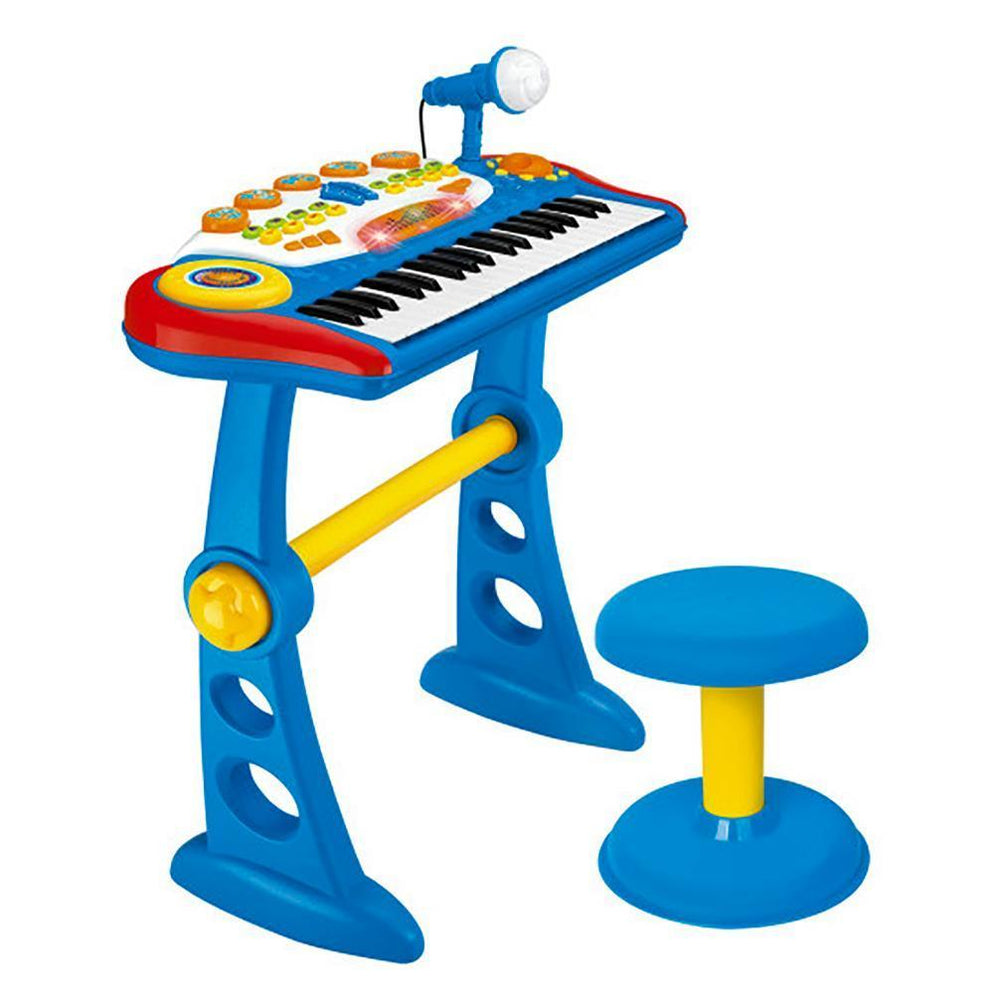 Electronic Kids Toy Keyboard in Blue — Later Gator