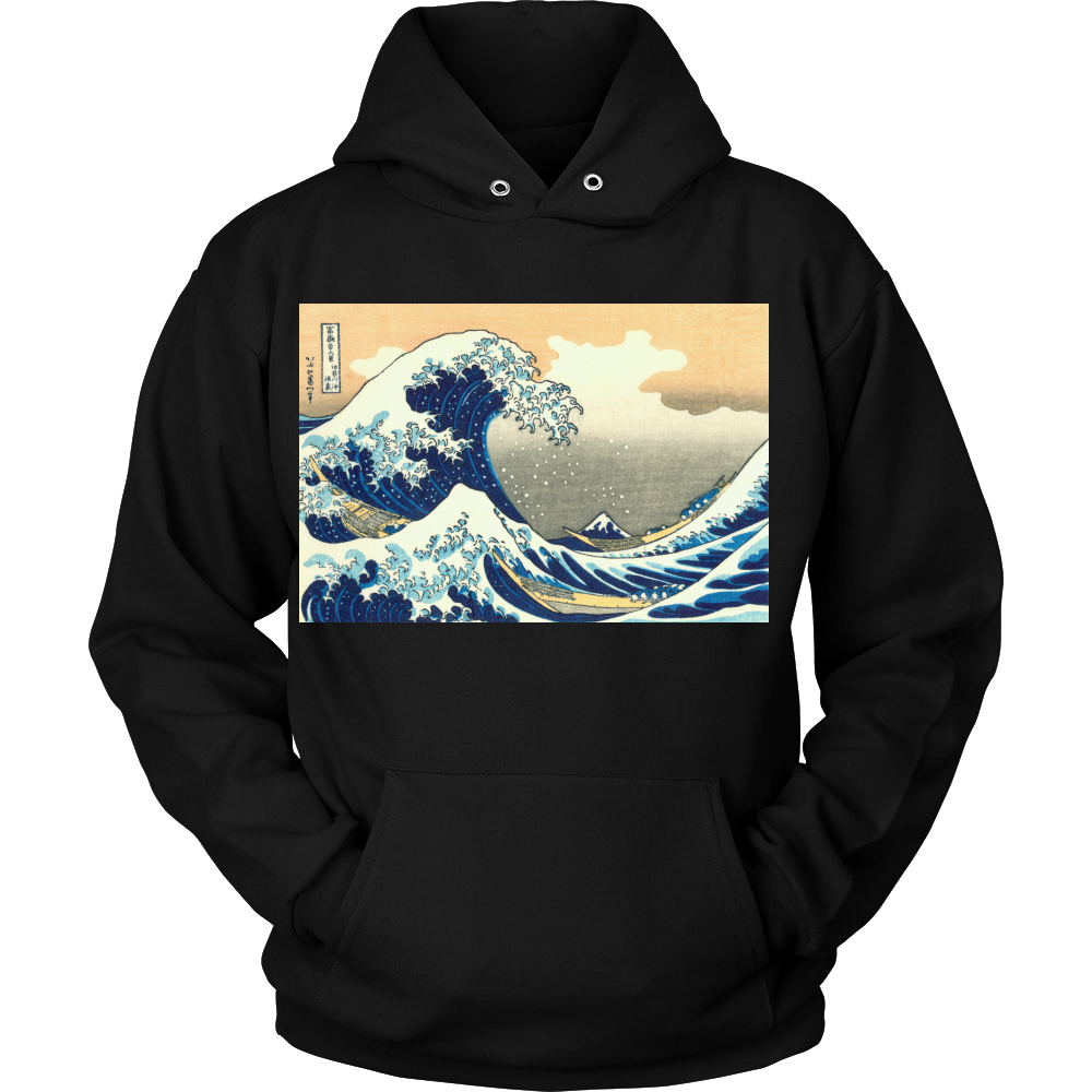 wave of kanagawa hoodie