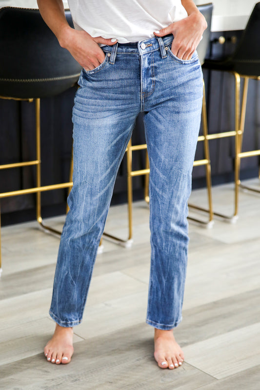 Kancan High Rise Cigarette Fit Jean – The Obsessions Boutique