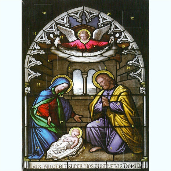 advent stained glass