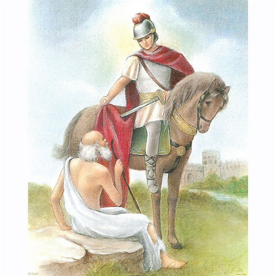 8x10 St. Martin of Tours Mary Immaculate Queen Center