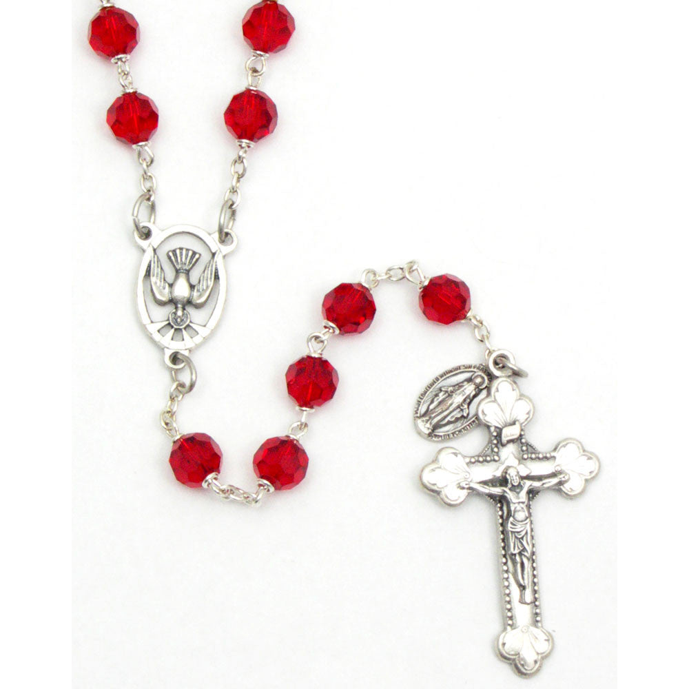 Confirmation Rosary: 8mm – Mary Immaculate Queen Center