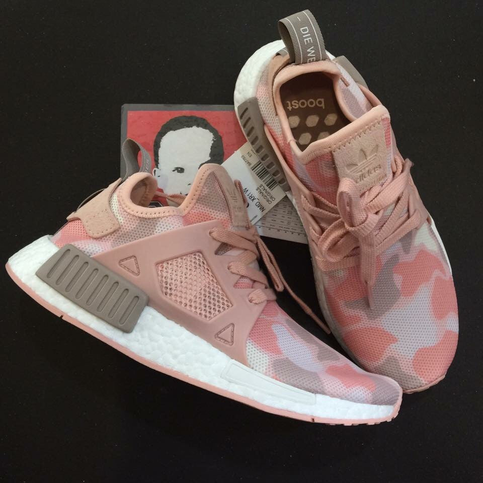 camo nmd with pink