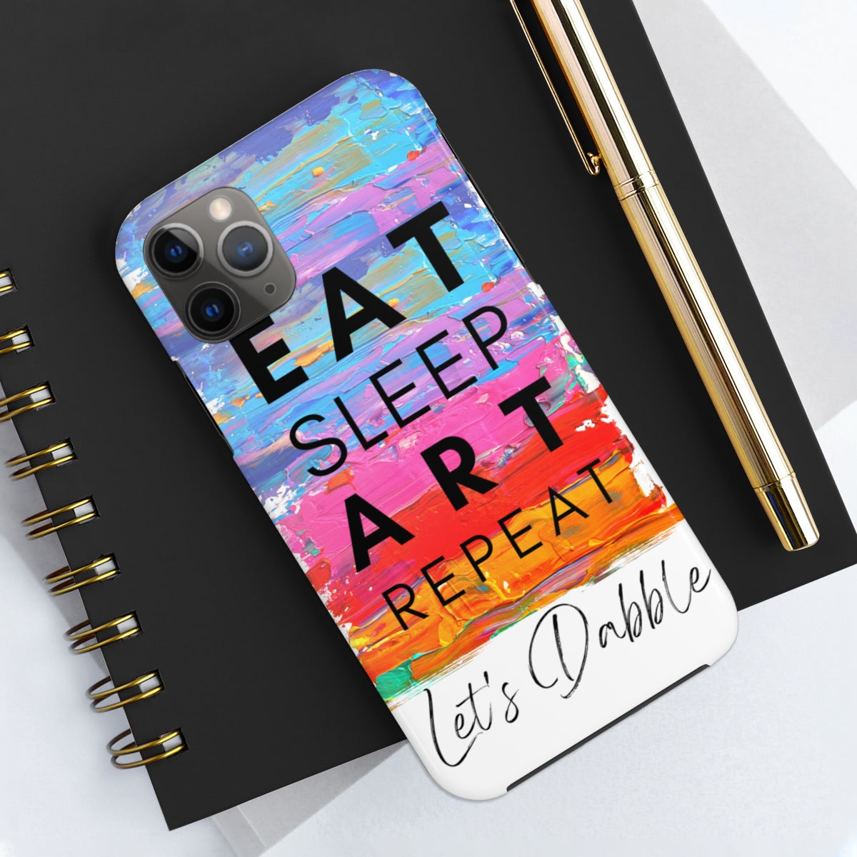 Eat Sleep Eat Repeat: lined notebook