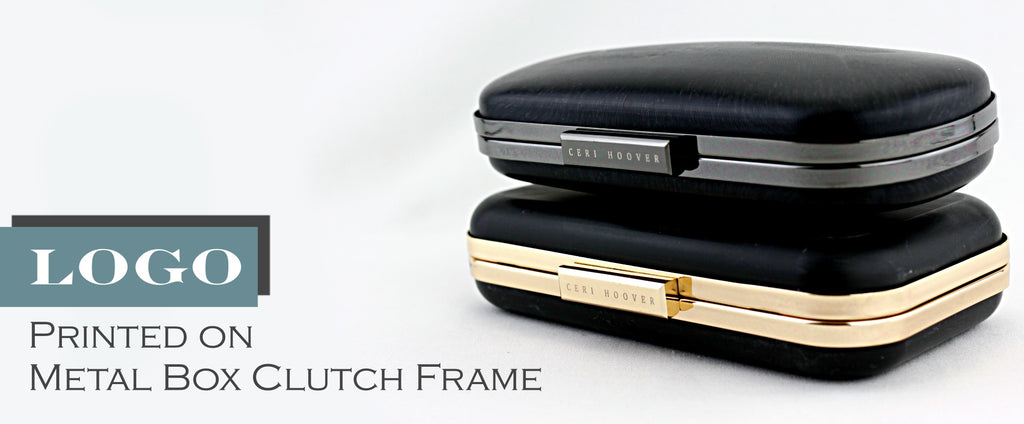 Metal Box Clutch Frame engraved with Logo | SUPPLY4BAG