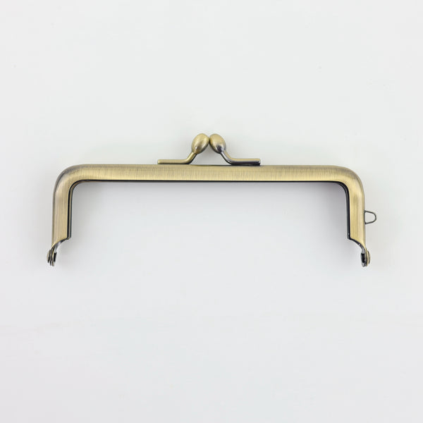 5 x 2 inch - Ball Clasp - Gold Metal Purse Frame