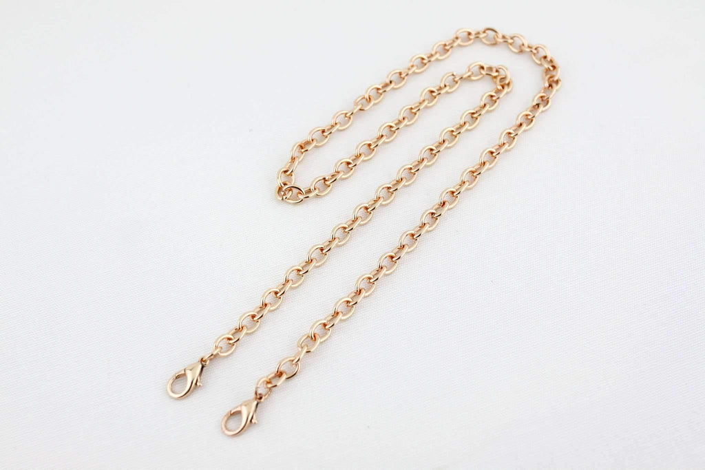 rose gold handbag chain