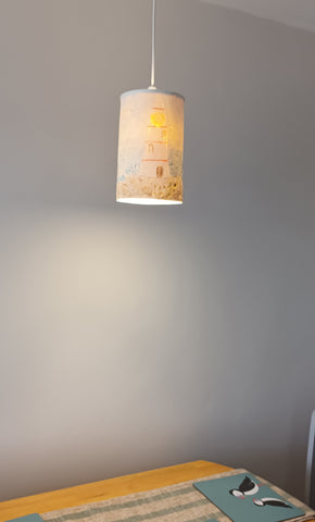 Student's pendant shade in situ