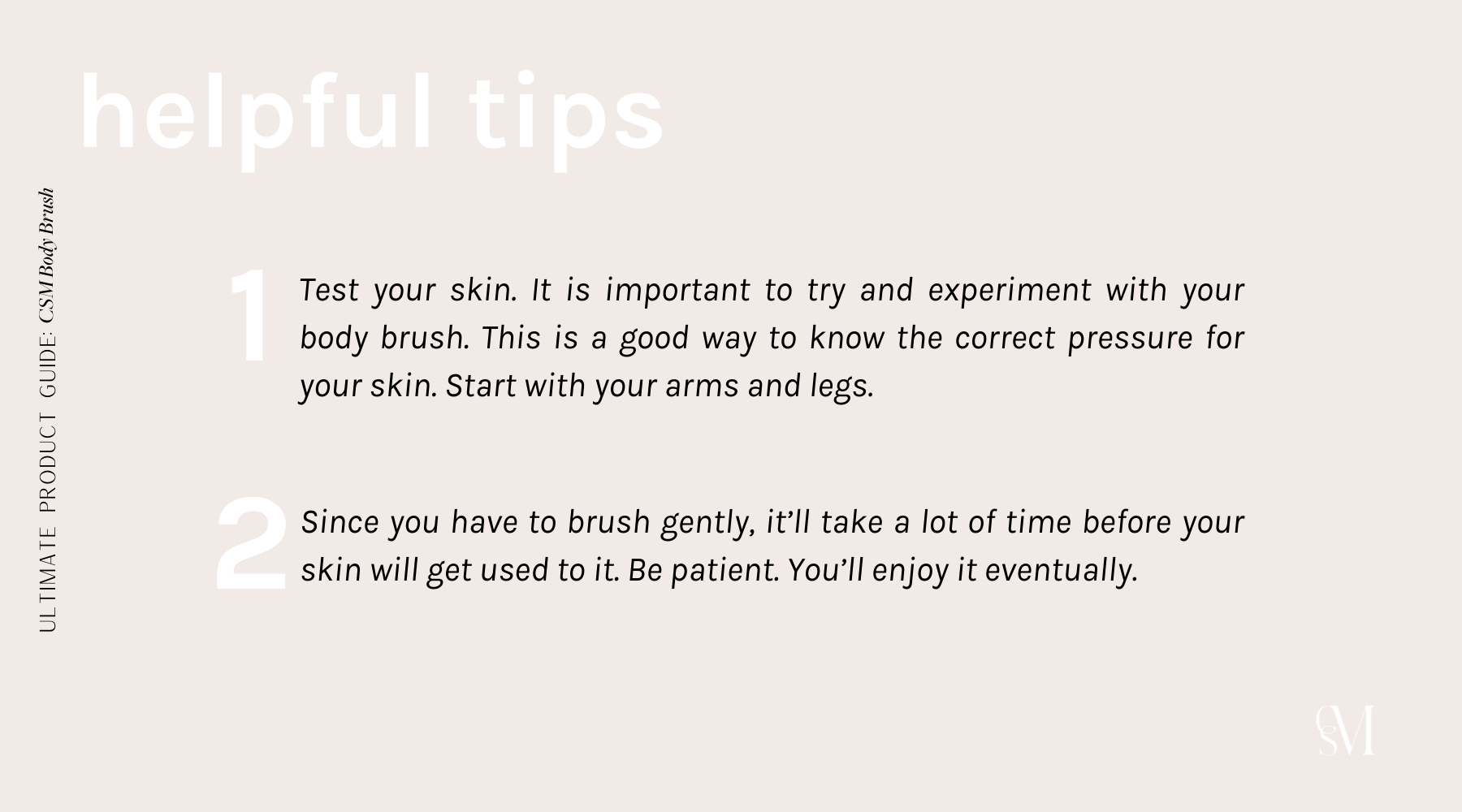 More helpful tips for your body brushing journey. 