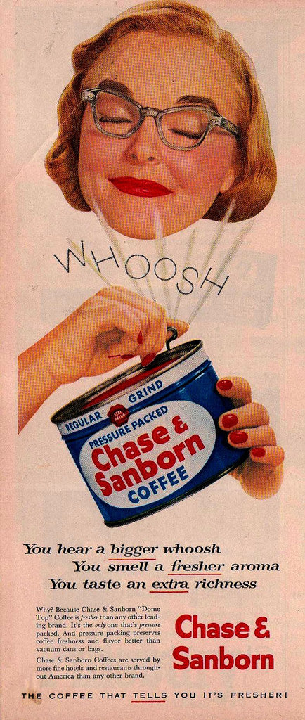 Chase and Sanborn vintage ad