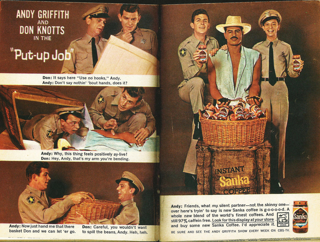 Sanka coffee vintage ad