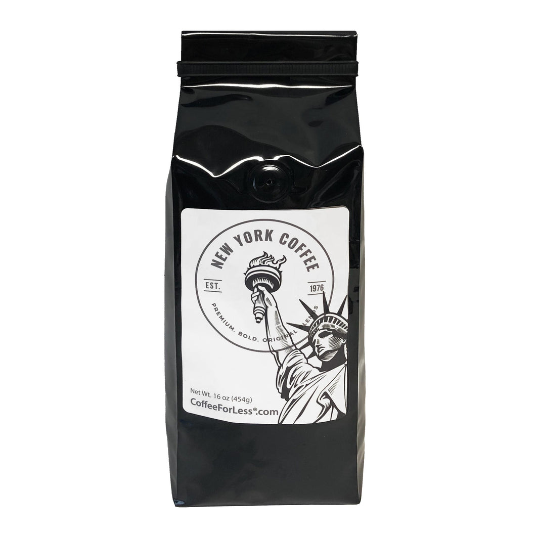 New York Coffee Hazelnut Ground Coffee 1lb Bag