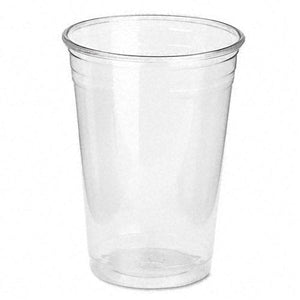 clear plastic cups