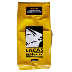 Lacas Coffee Dark Note Coffee Beans 5lb Bag