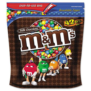 M&M's Milk Chocolate Coated Candy 42oz Bag | M&M Chocolate Candies