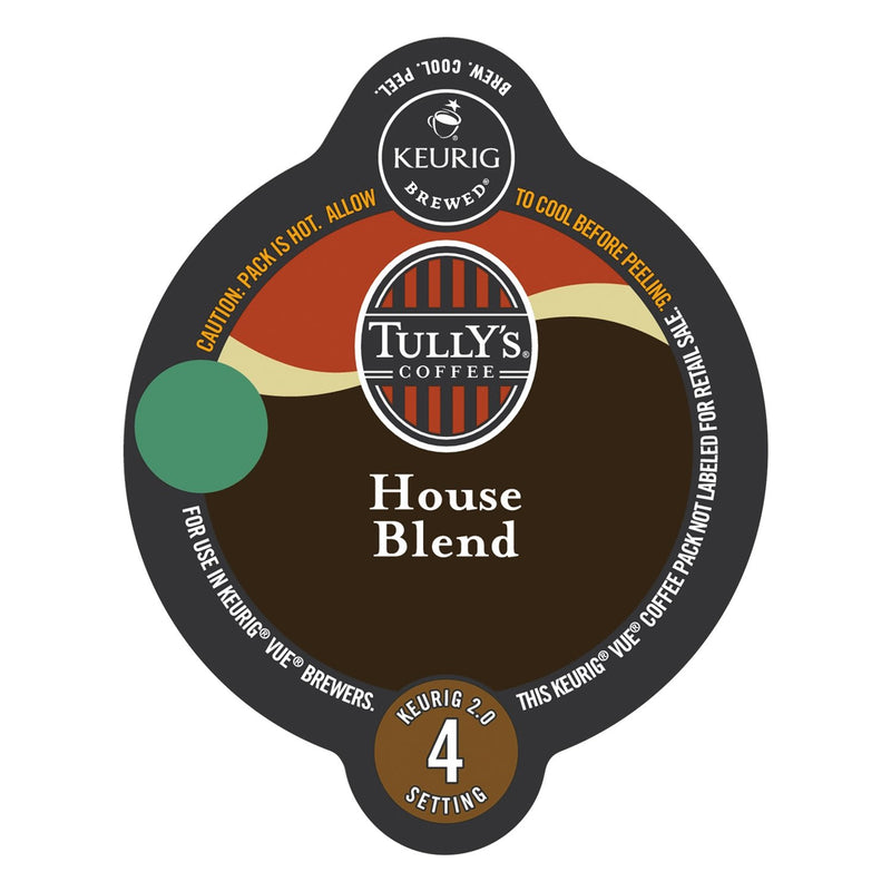 Tully's Coffee House Blend Vue Packs 16ct