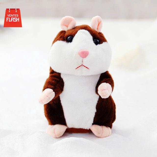 peluche hamster parlante