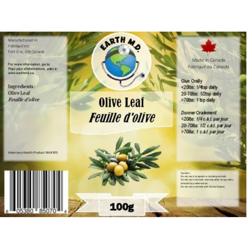 Olive Leaf Powder - Nature's Anti-fungal / Yeast Killer for Dogs