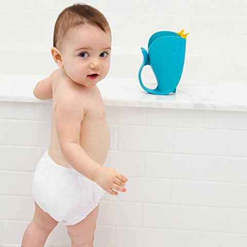 Skip Hop Moby Bath Rinse Cup: Tear-free Waterfall Rinser, Blue Baby Ba ...