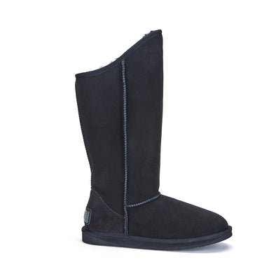 Luxe classic Cosy pull on ugg style tall boot with our trademark