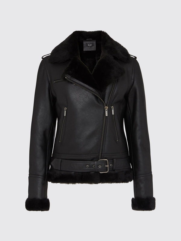 Blane Leather Jacket Black - Women's Leather Jackets | Saint + Sofia ...