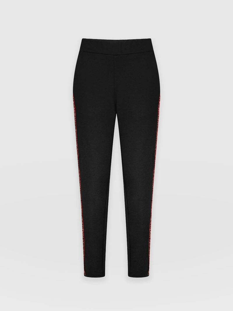 Finsbury Pant Black Leopard - Women's Pants | Saint + Sofia® USA ...