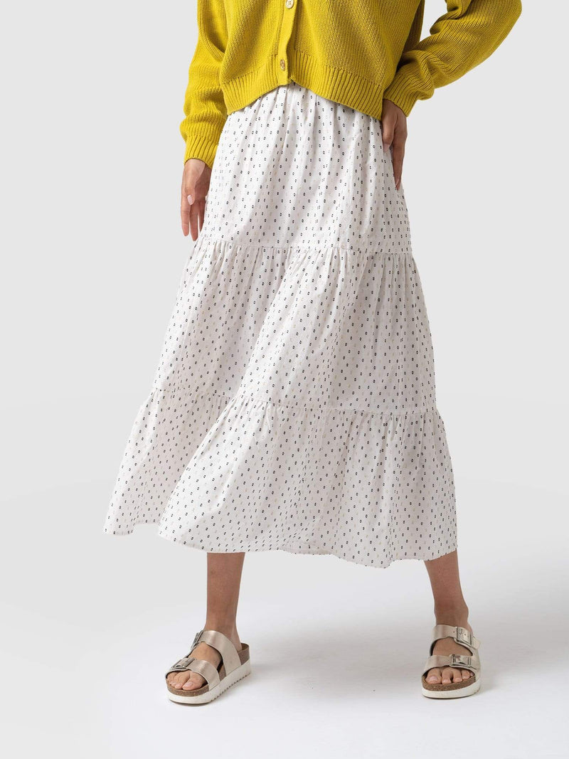 Greenwich Skirt White - Women's Skirts | Saint + Sofia® USA – Saint and ...