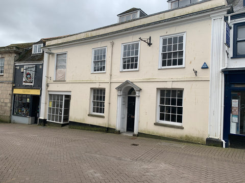 The building where the new Happy Piranha Store and Board Games Café will be in Pydar Street, Truro.