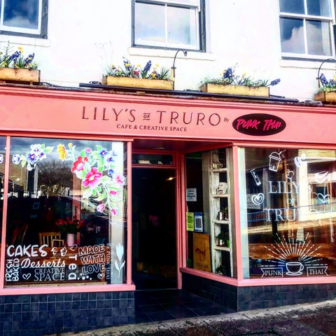 Lily's café in Truro, Cornwall.