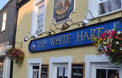 The White Hart Pub in Truro, Cornwall.