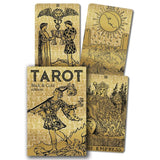 Tarot: Black and Gold Edition - Gold Foil deck (Box and Card Examples) | Happy Piranha