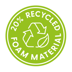 20% Recycled material