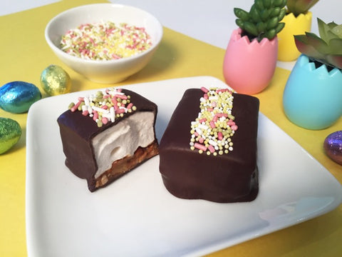 p.o.p. marshmallow chocolate bar