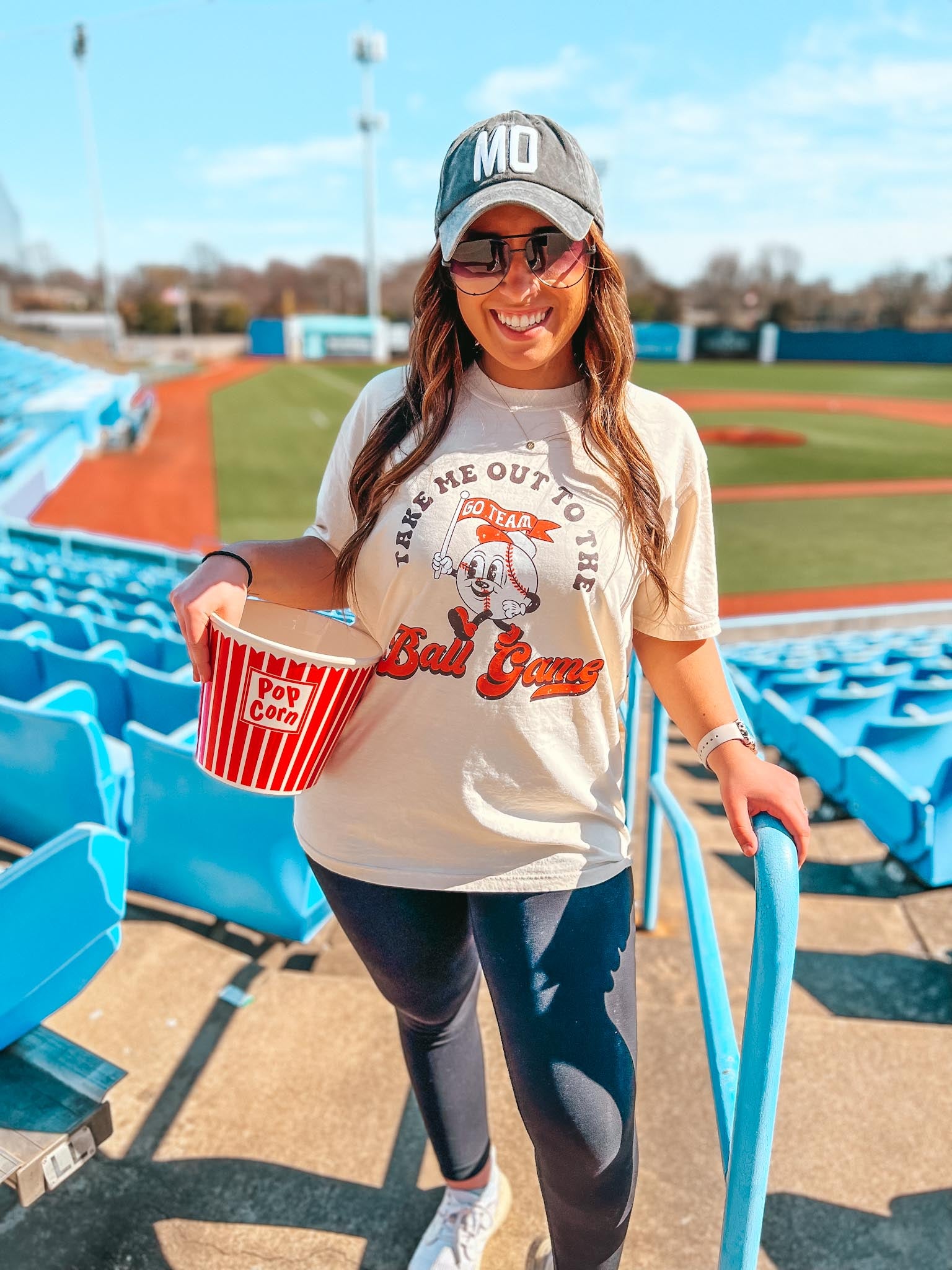 TAKE ME OUT TO THE BALL GAME TEE {{ PREORDER }} – Heart of Dixie Boutique