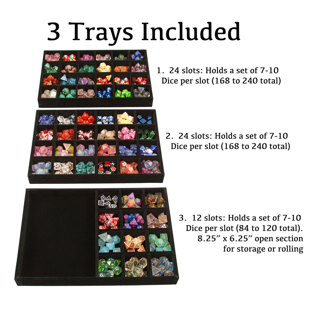 plastic dice tray insert for gaming table