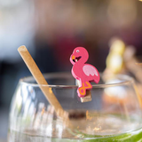 Cocktail knijpertjes flamingo | Knijpertjes.nl